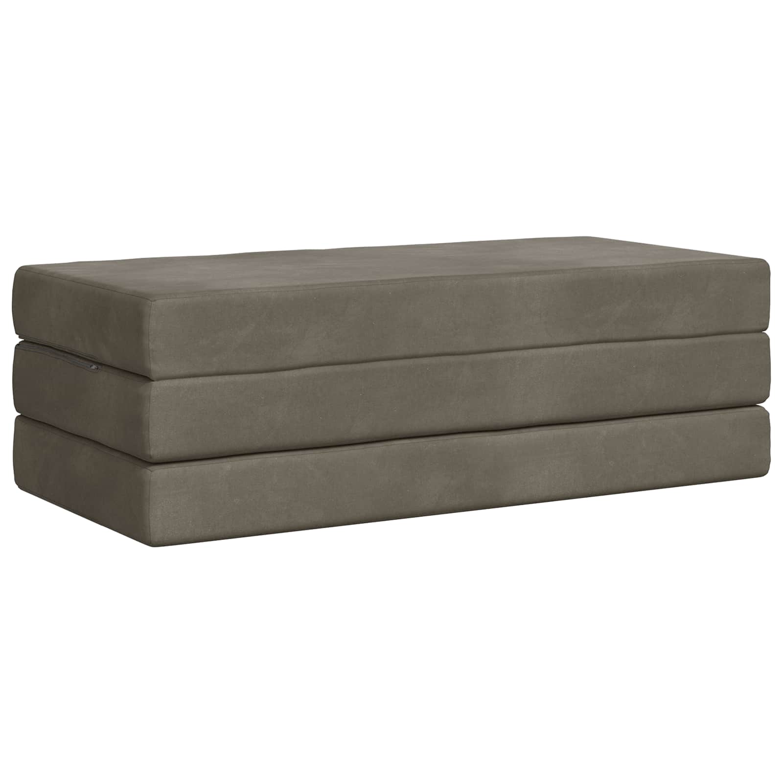 Klappsofa Bett 140 x 67 x 45 cm Hellgrau