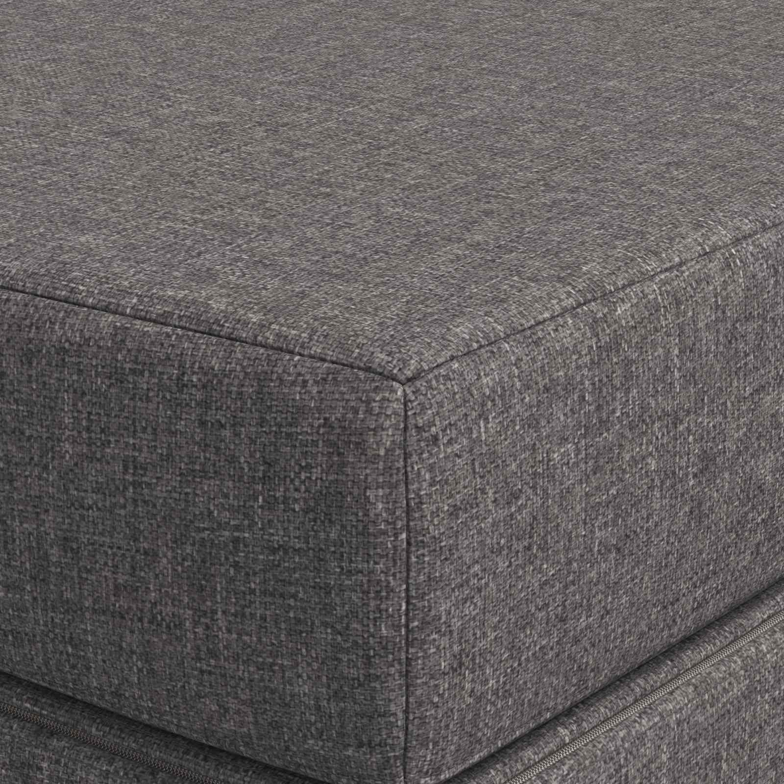 Klappsofa Bett 160 x 67 x 45 cm Hellgrau