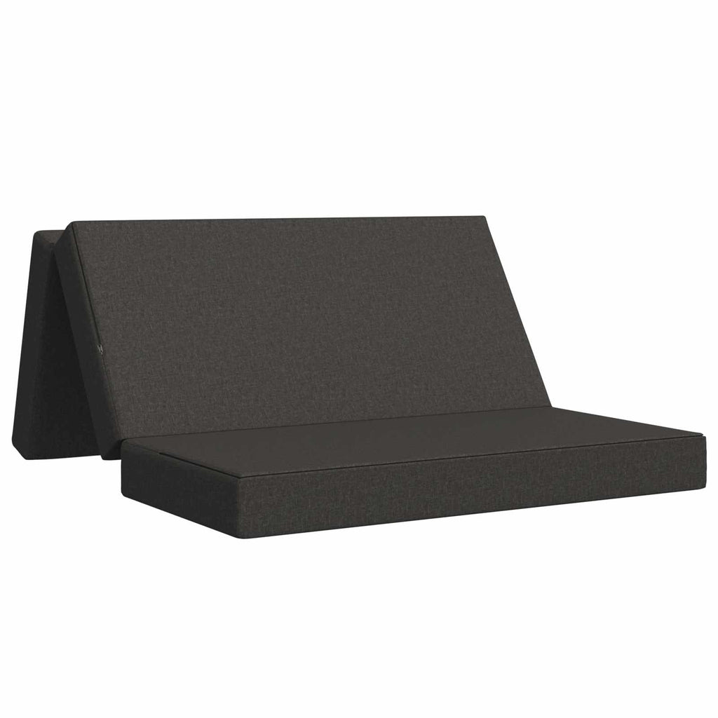 Klappsofa Bett 160 x 67 x 45 cm Dunkelgrau