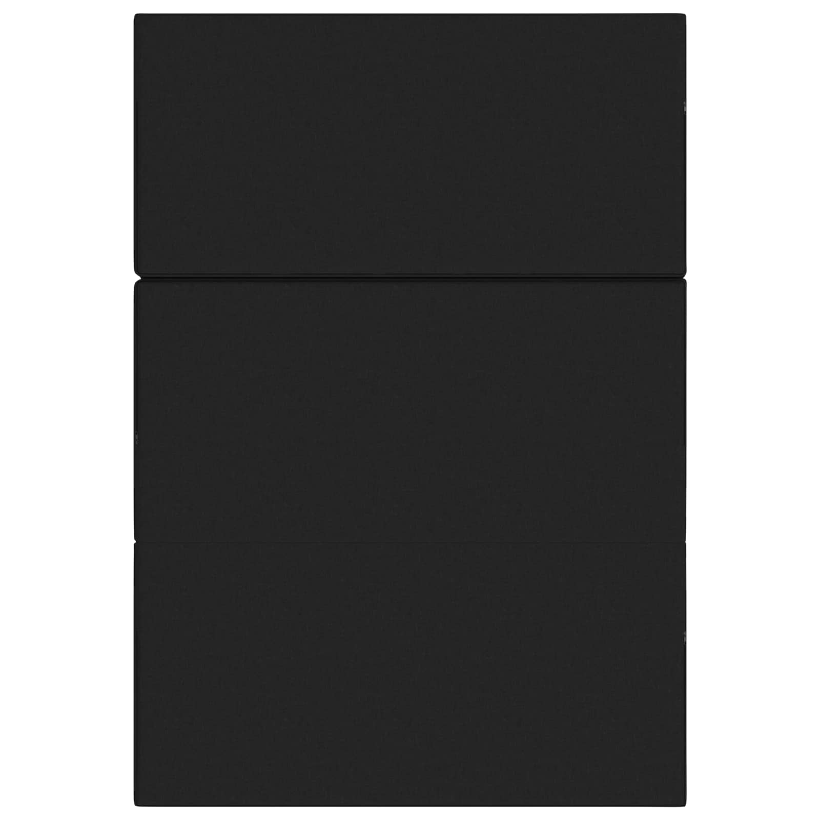 Klappsofa Bett 160 x 67 x 45 cm Schwarz
