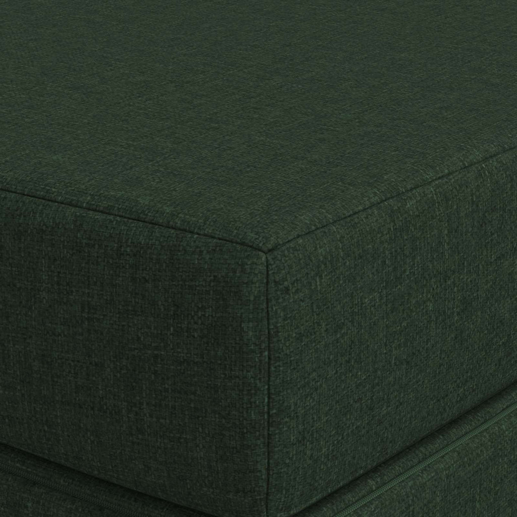 Klappsofa Bett 160 x 67 x 45 cm Dunkelgrün