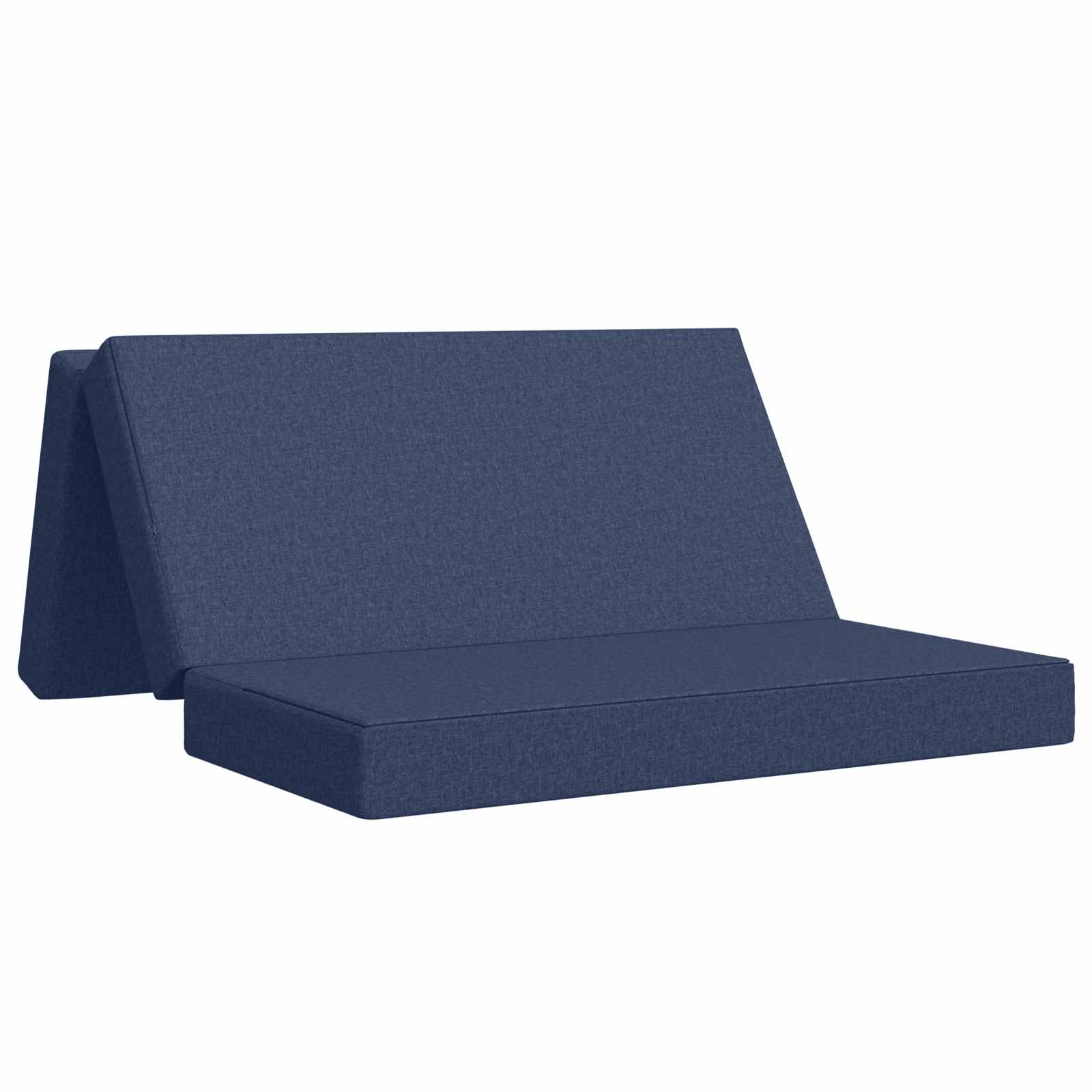Klappsofa Bett 160 x 67 x 45 cm Blau
