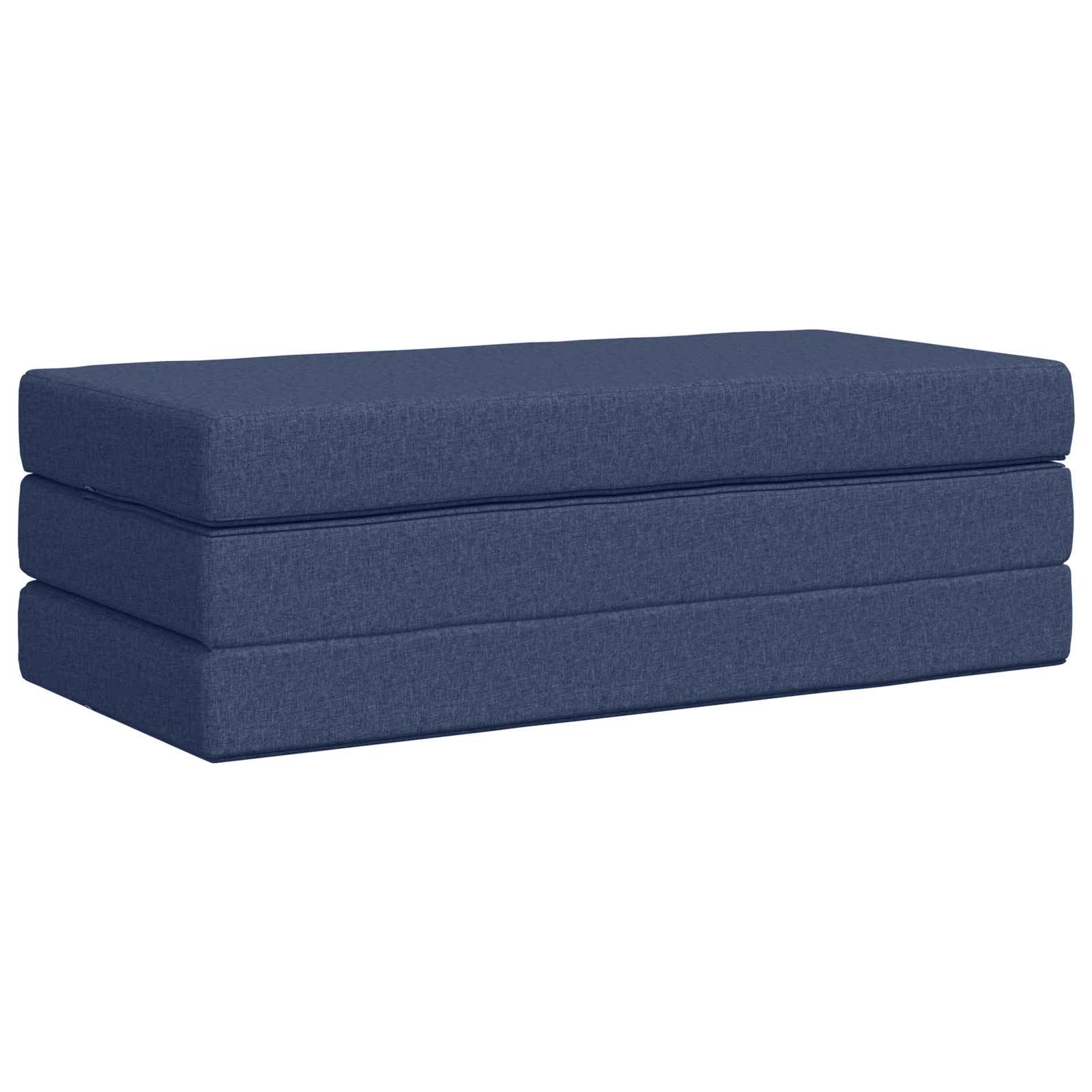 Klappsofa Bett 160 x 67 x 45 cm Blau
