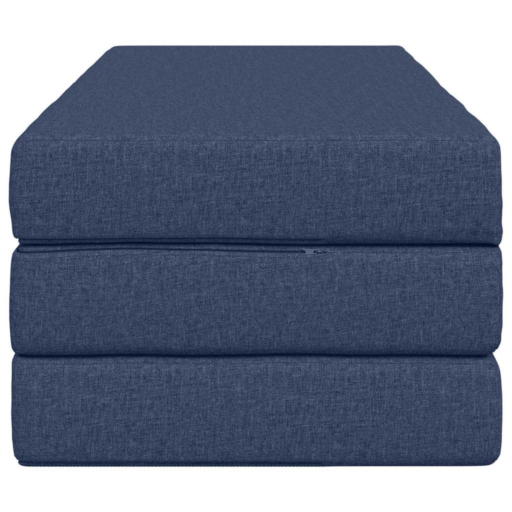 Klappsofa Bett 160 x 67 x 45 cm Blau