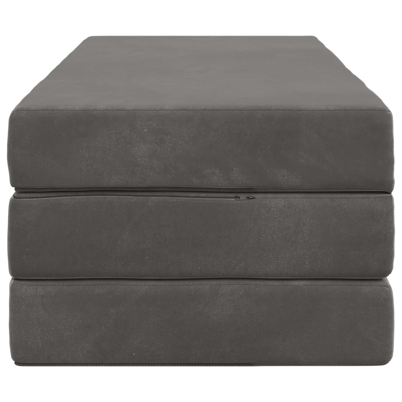 Klappsofa Bett 160 x 67 x 45 cm Dunkelgrau