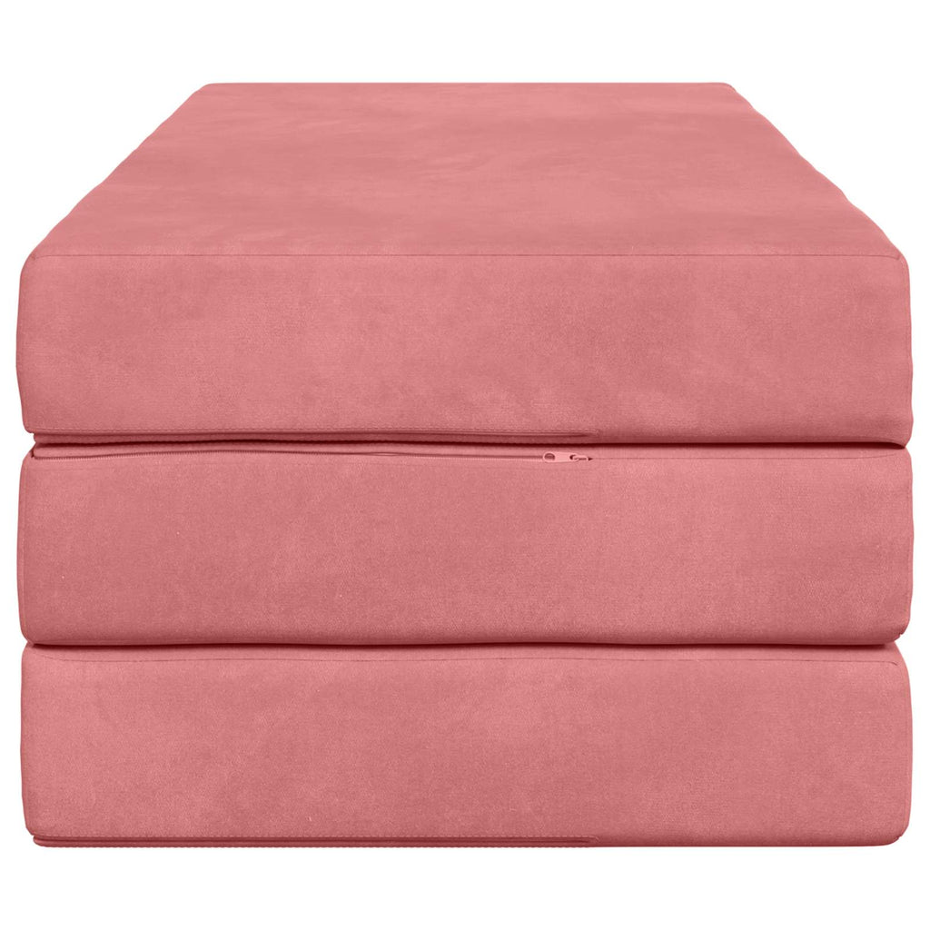 Klappsofa Bett 160 x 67 x 45 cm Rosa