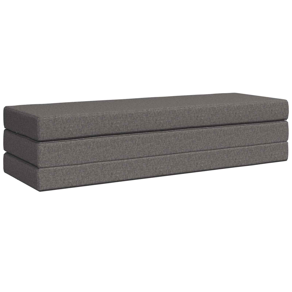 Klappsofa Bett 180 x 67 x 45 cm Hellgrau