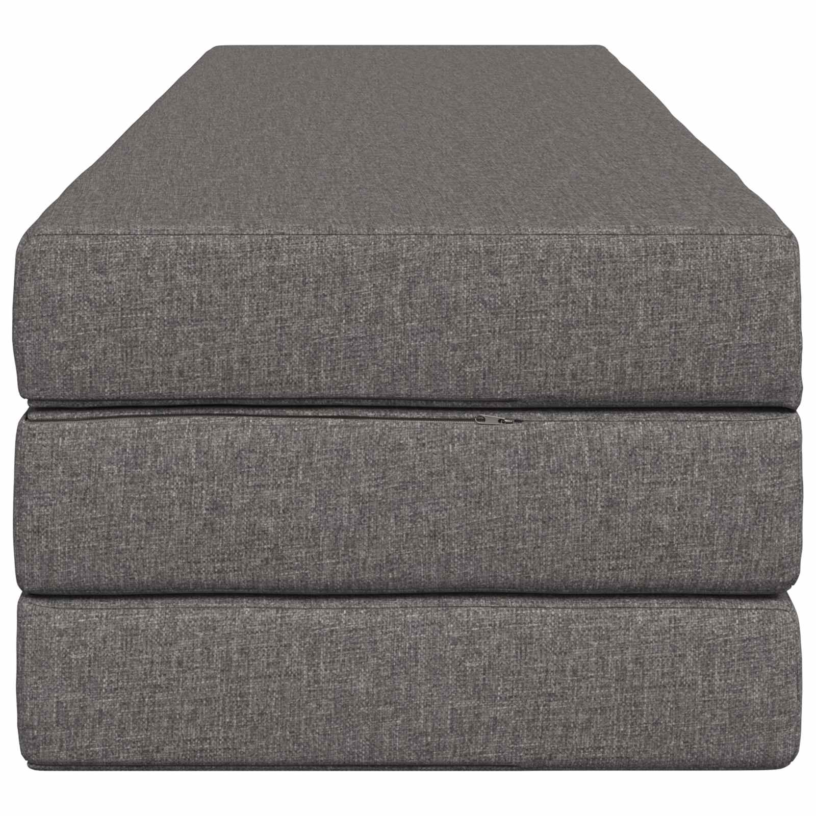 Klappsofa Bett 180 x 67 x 45 cm Hellgrau