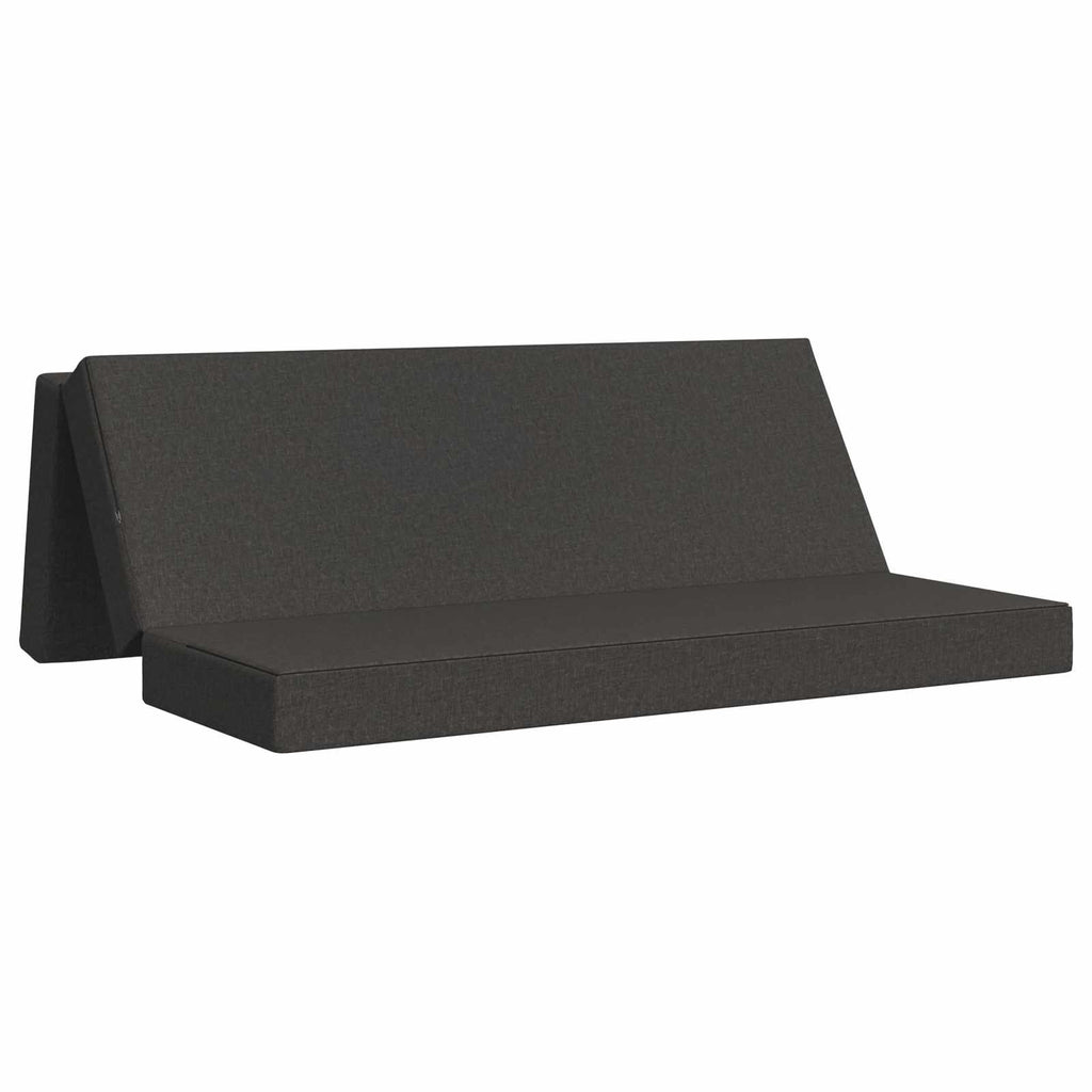Klappsofa Bett 180 x 67 x 45 cm Dunkelgrau