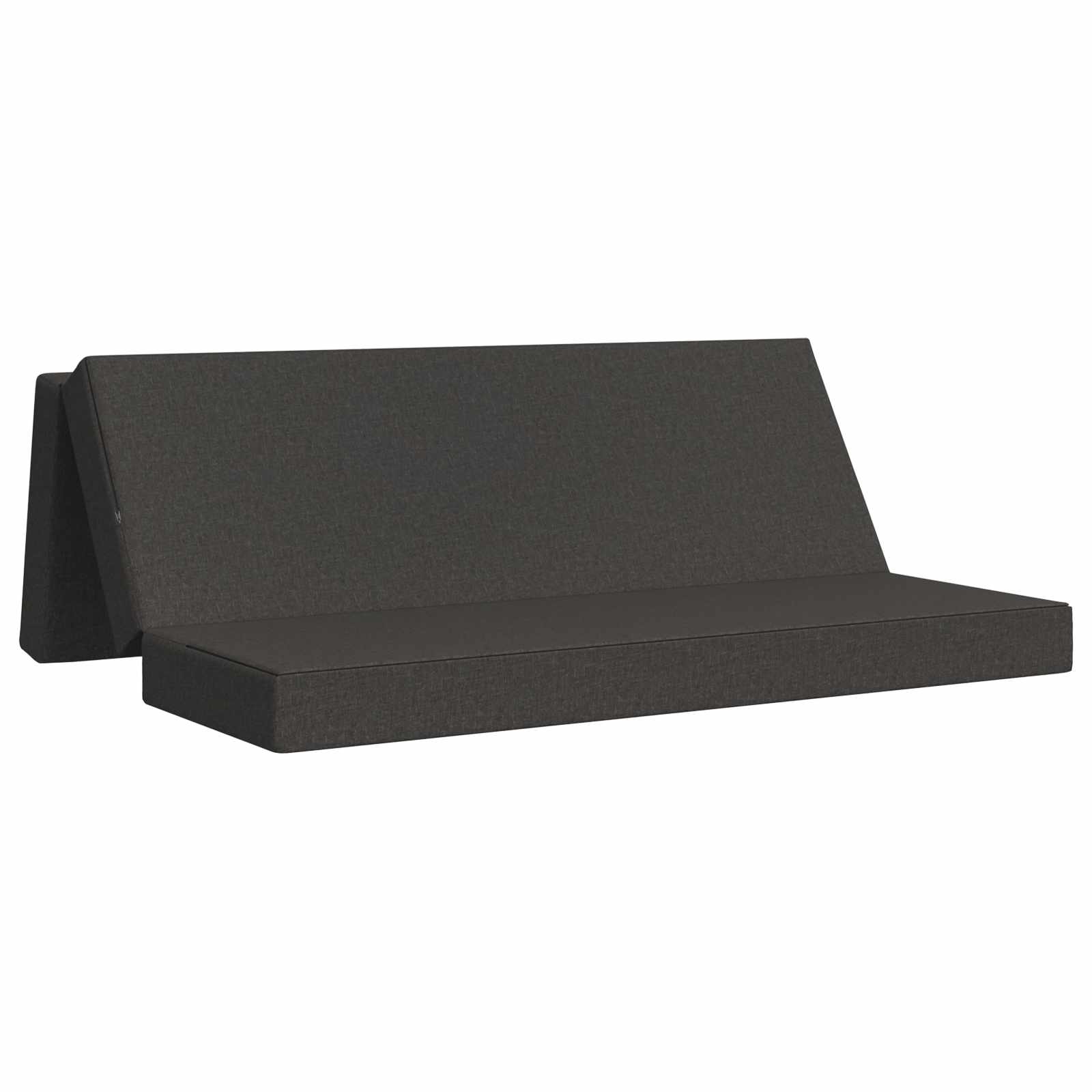 Klappsofa Bett 180 x 67 x 45 cm Dunkelgrau