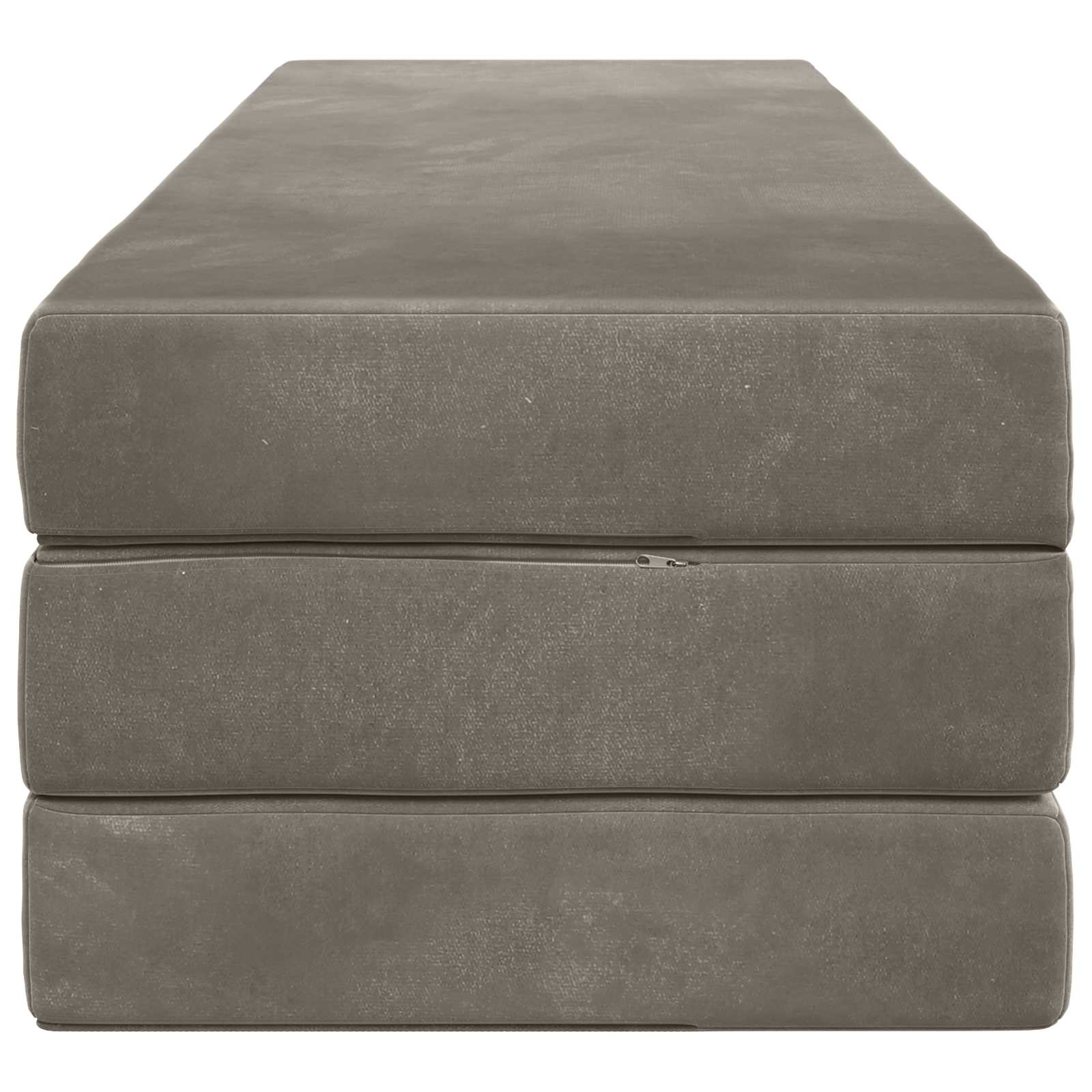 Klappsofa Bett 180 x 67 x 45 cm Hellgrau