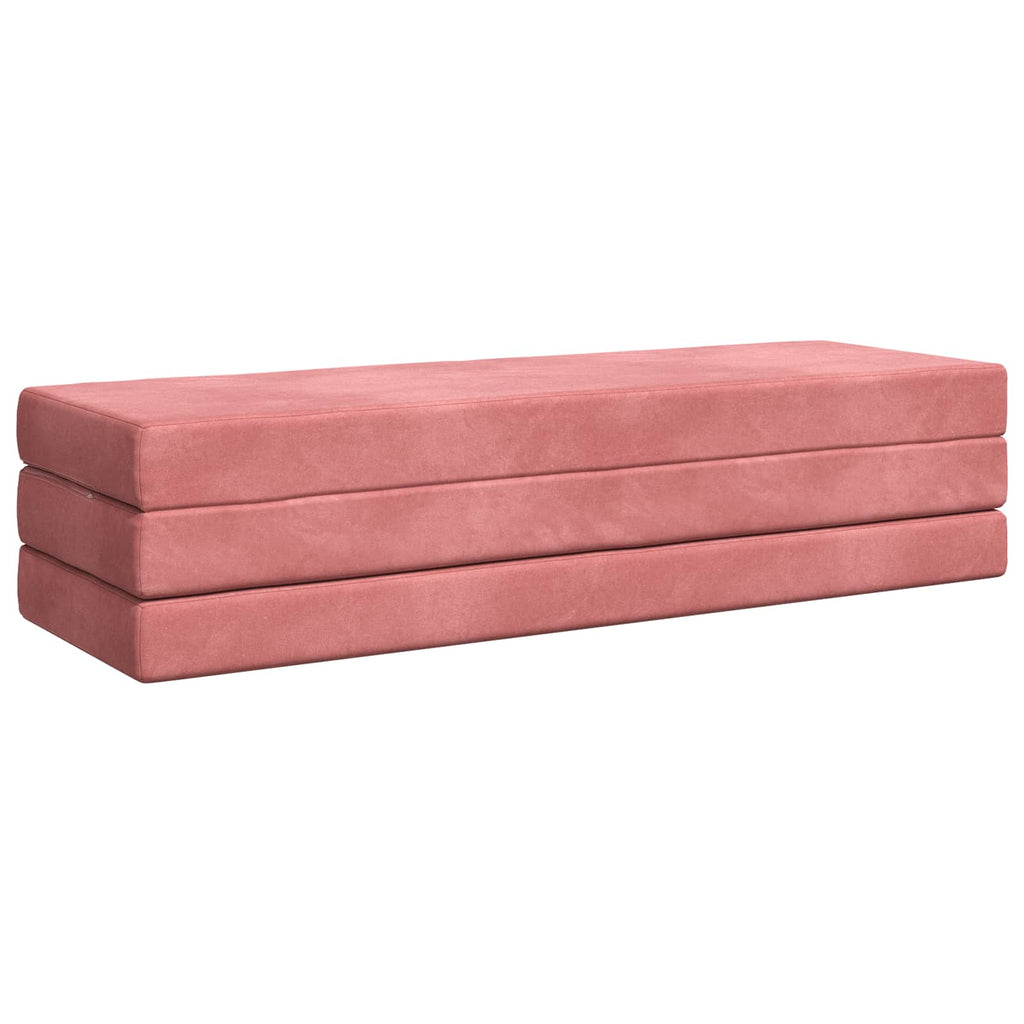 Klappsofa Bett 180 x 67 x 45 cm Rosa