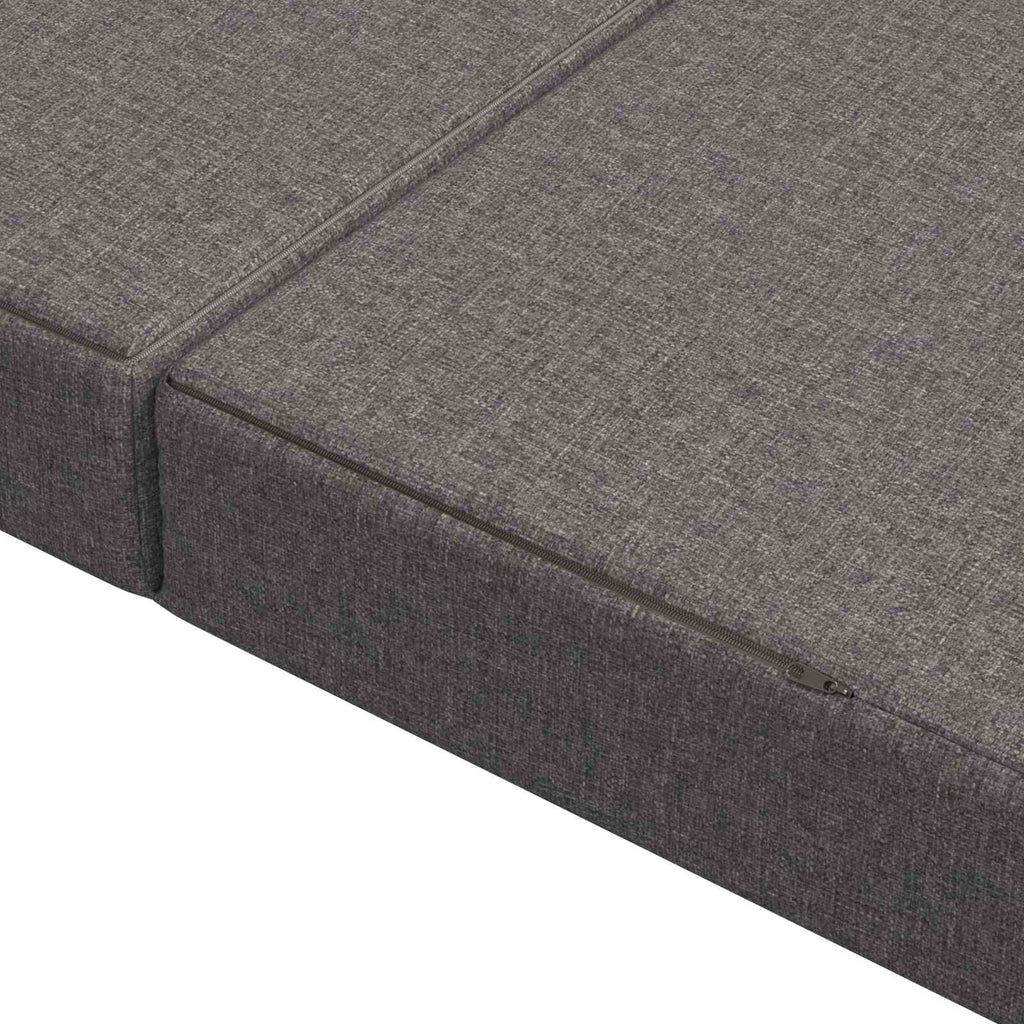 Klappsofa Bett 200 x 67 x 45 cm Hellgrau