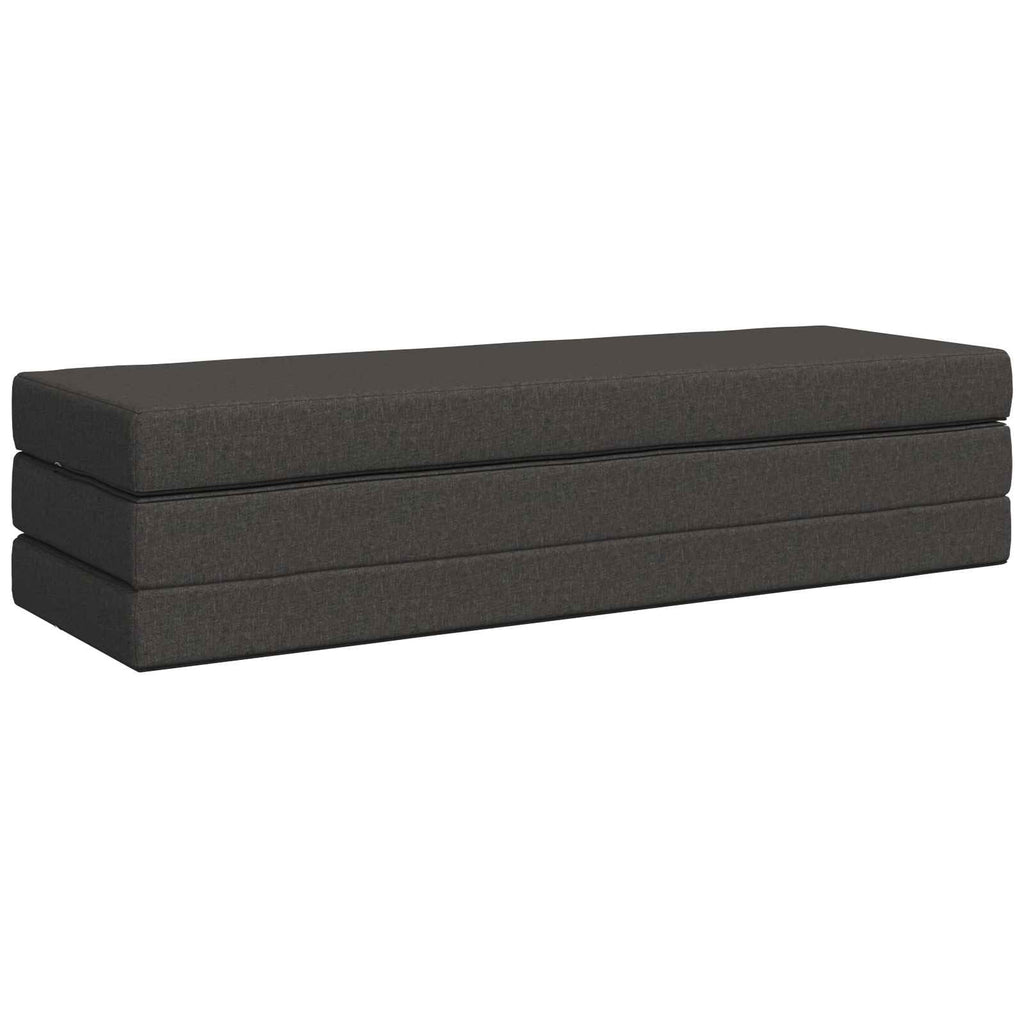 Klappsofa Bett 200 x 67 x 45 cm Dunkelgrau