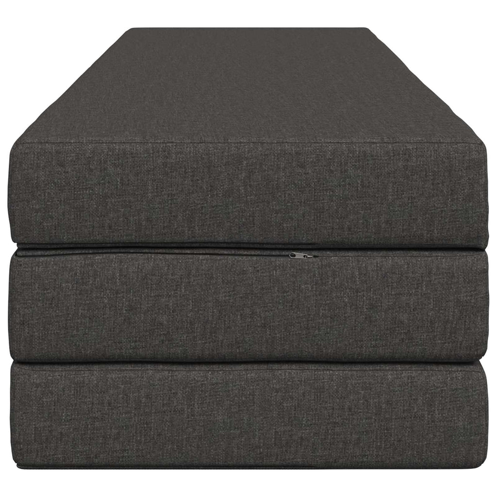 Klappsofa Bett 200 x 67 x 45 cm Dunkelgrau