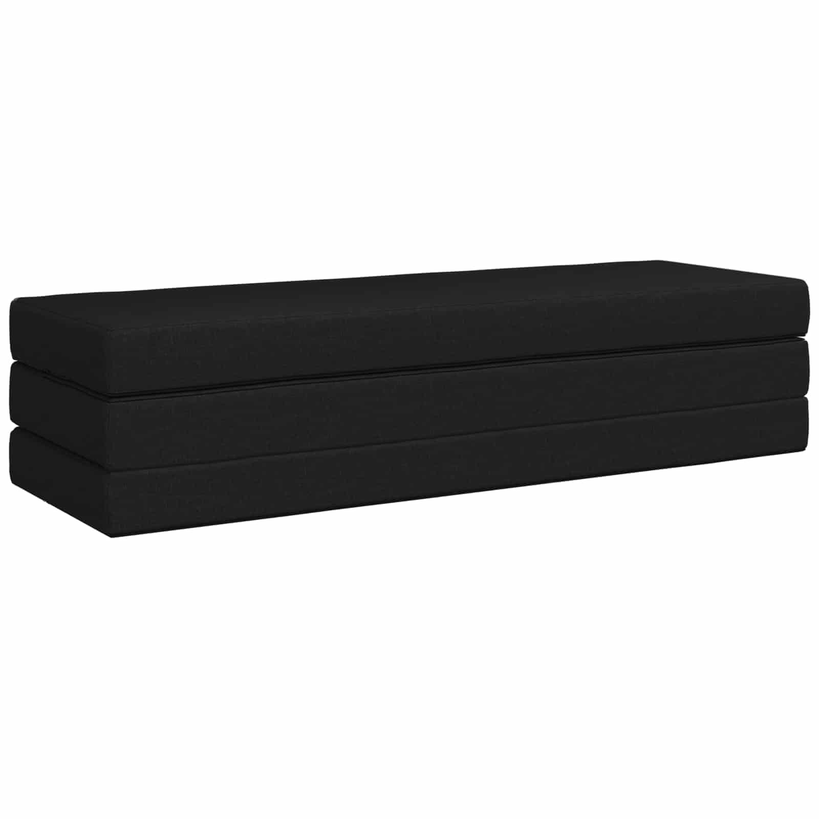 Klappsofa Bett 200 x 67 x 45 cm Schwarz