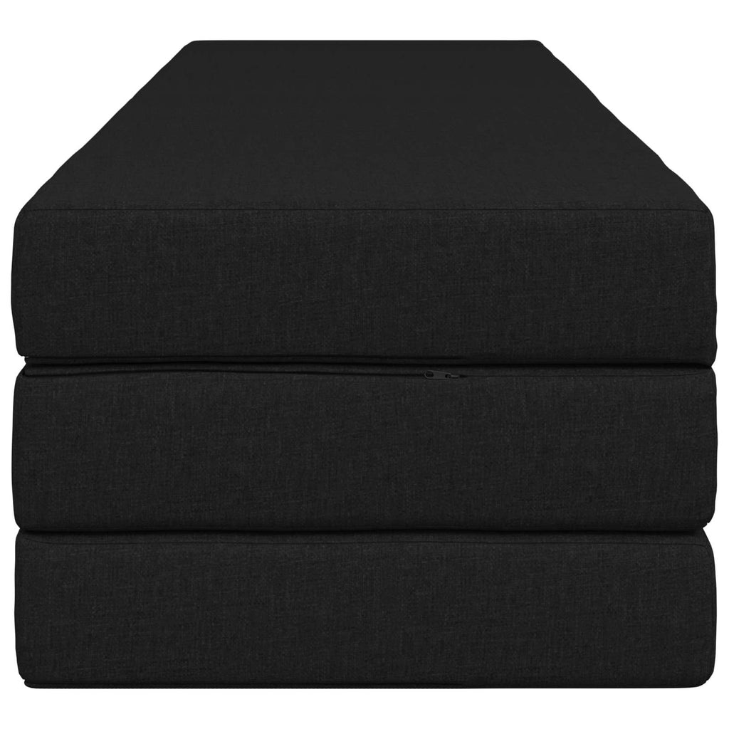 Klappsofa Bett 200 x 67 x 45 cm Schwarz