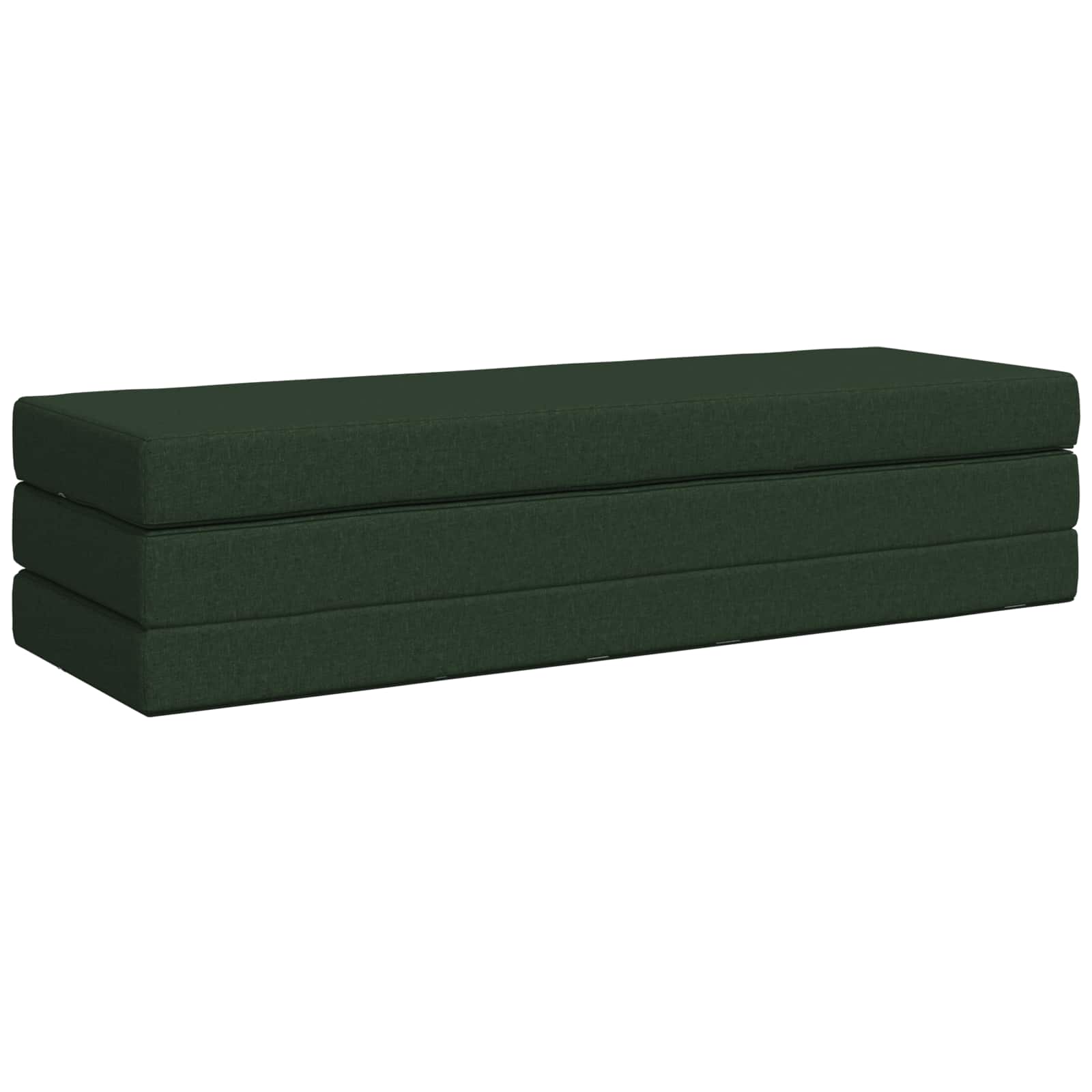 Klappsofa Bett 200 x 67 x 45 cm Dunkelgrün