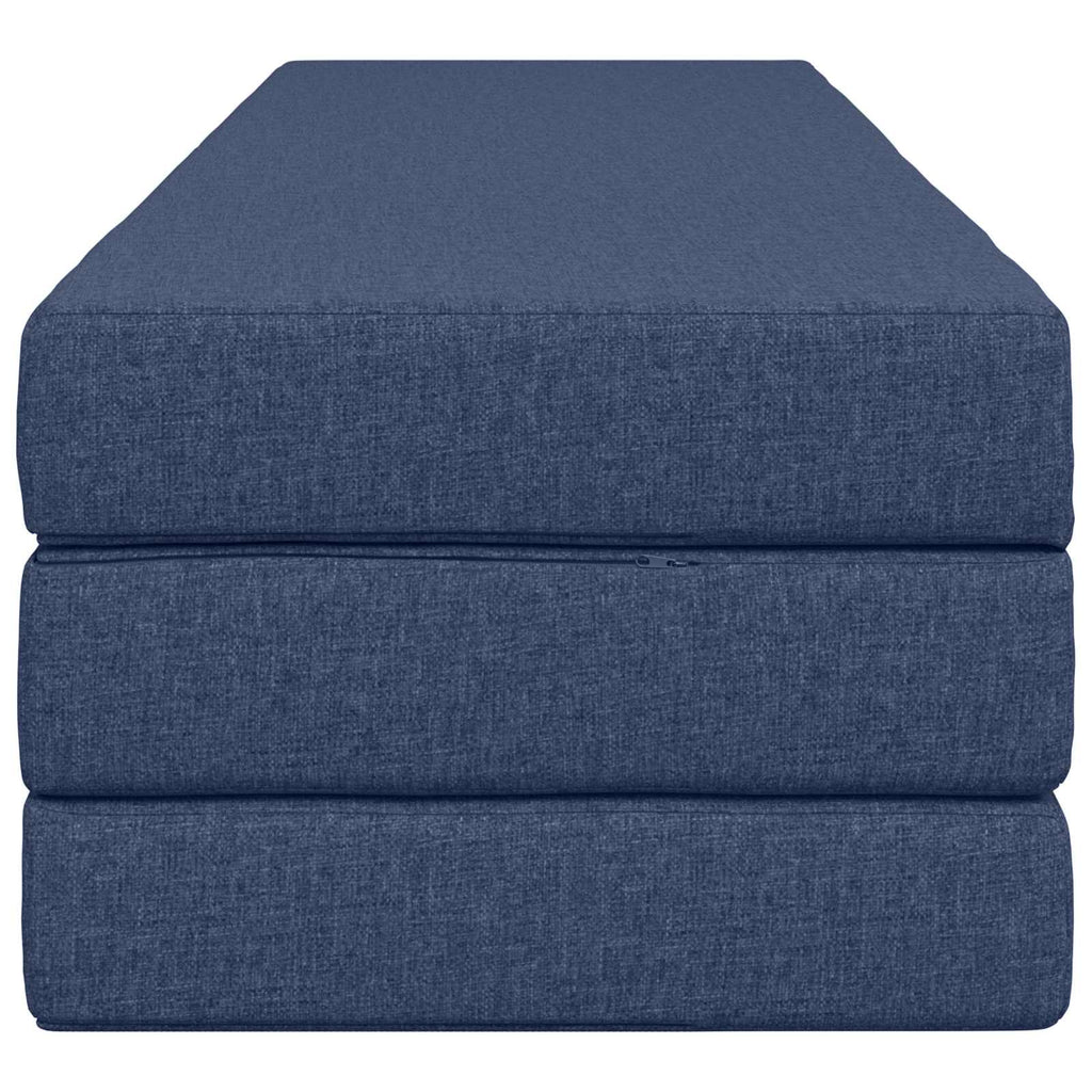 Klappsofa Bett 200 x 67 x 45 cm Blau