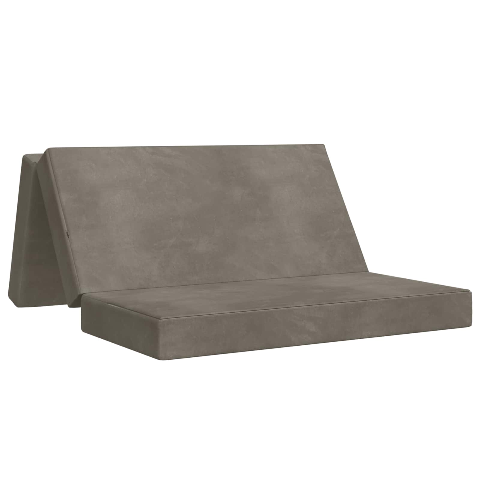 Klappsofa Bett 200 x 67 x 45 cm Hellgrau