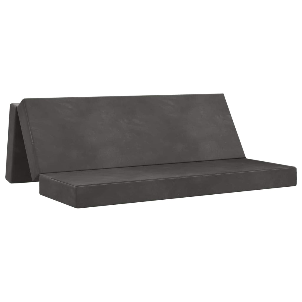 Klappsofa Bett 200 x 67 x 45 cm Dunkelgrau