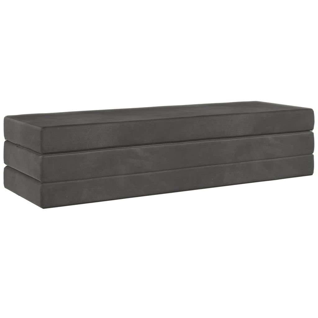Klappsofa Bett 200 x 67 x 45 cm Dunkelgrau