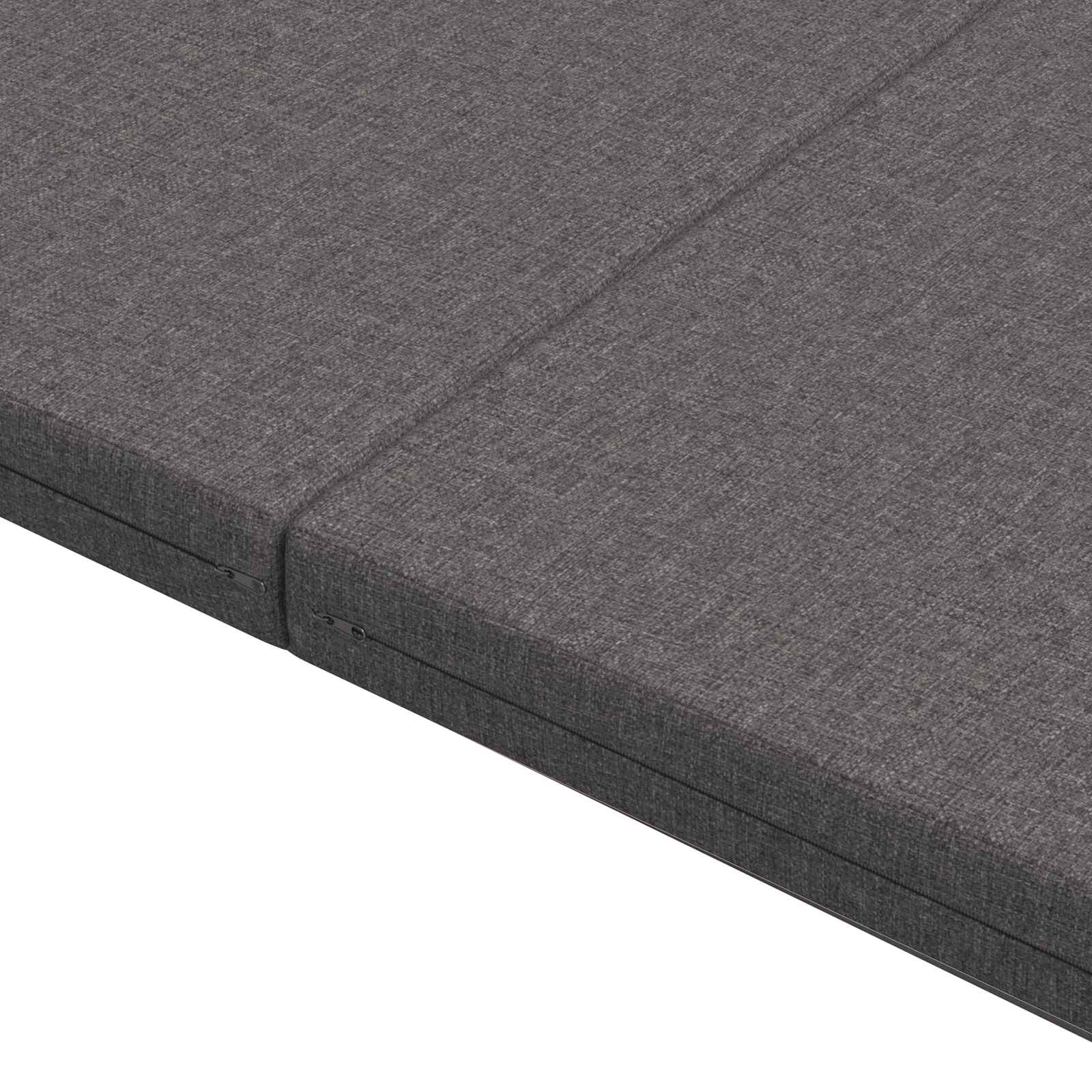 Klappsofa Bett 140 x 67 x 45 cm Hellgrau