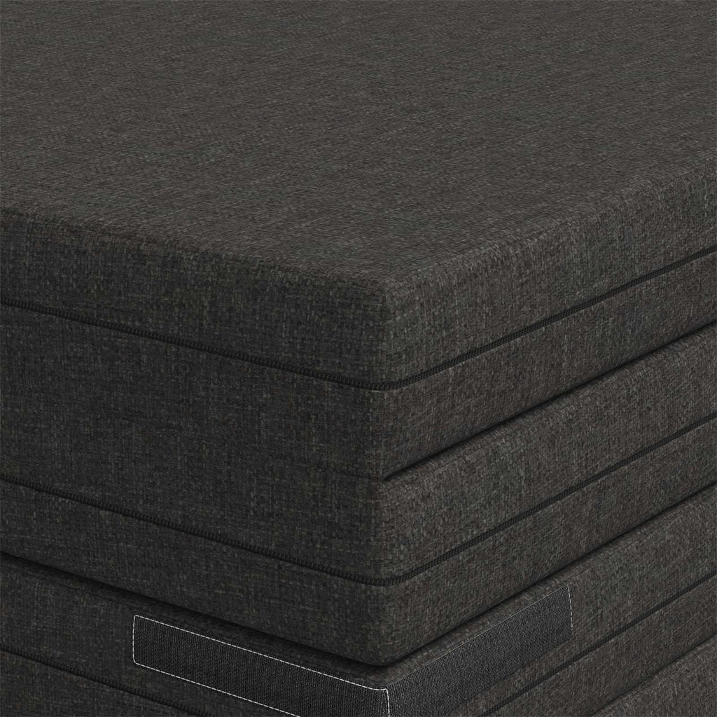 Klappsofa Bett 140 x 67 x 45 cm Dunkelgrau