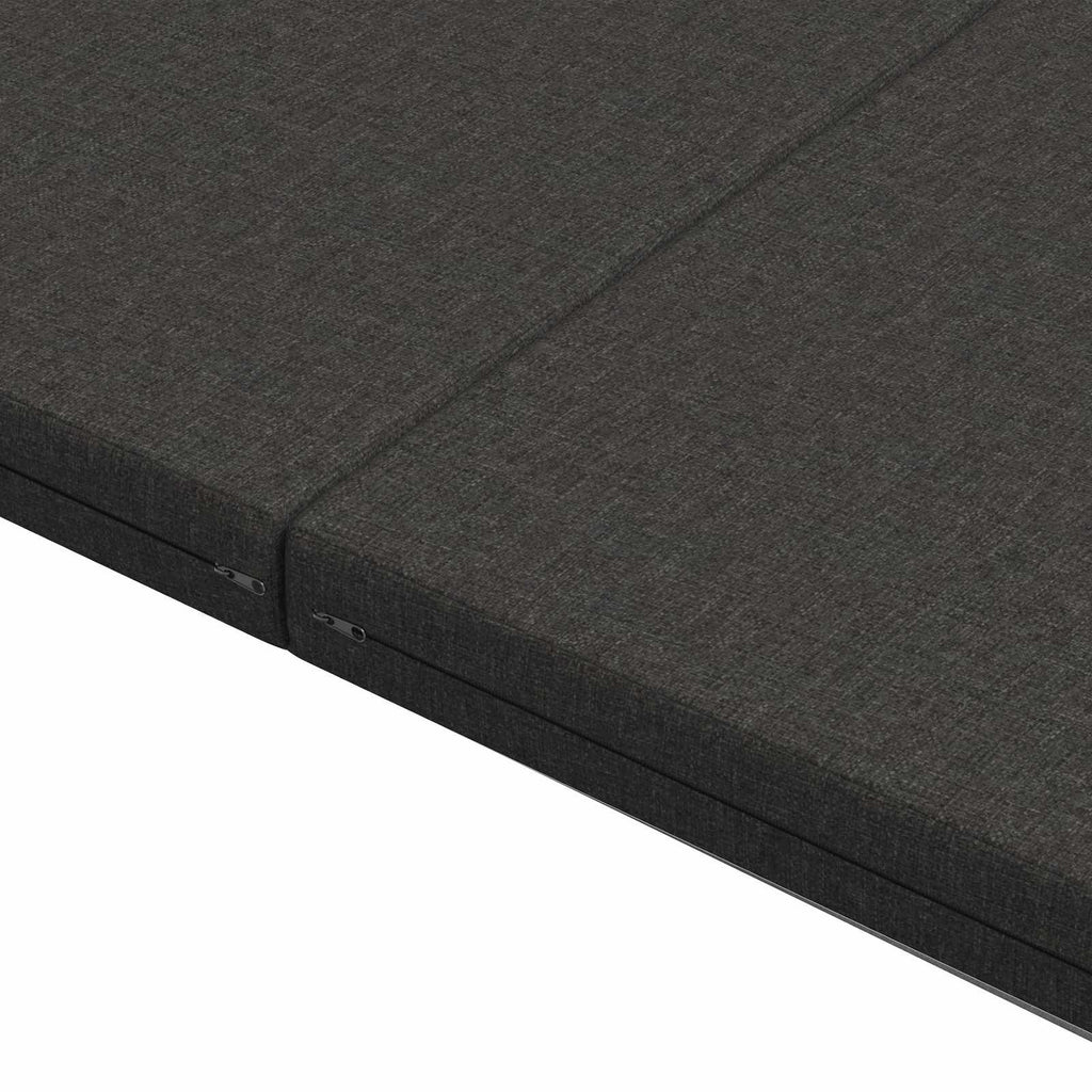 Klappsofa Bett 140 x 67 x 45 cm Dunkelgrau
