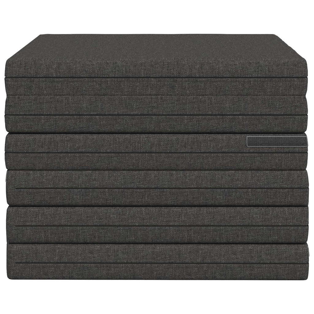 Klappsofa Bett 140 x 67 x 45 cm Dunkelgrau
