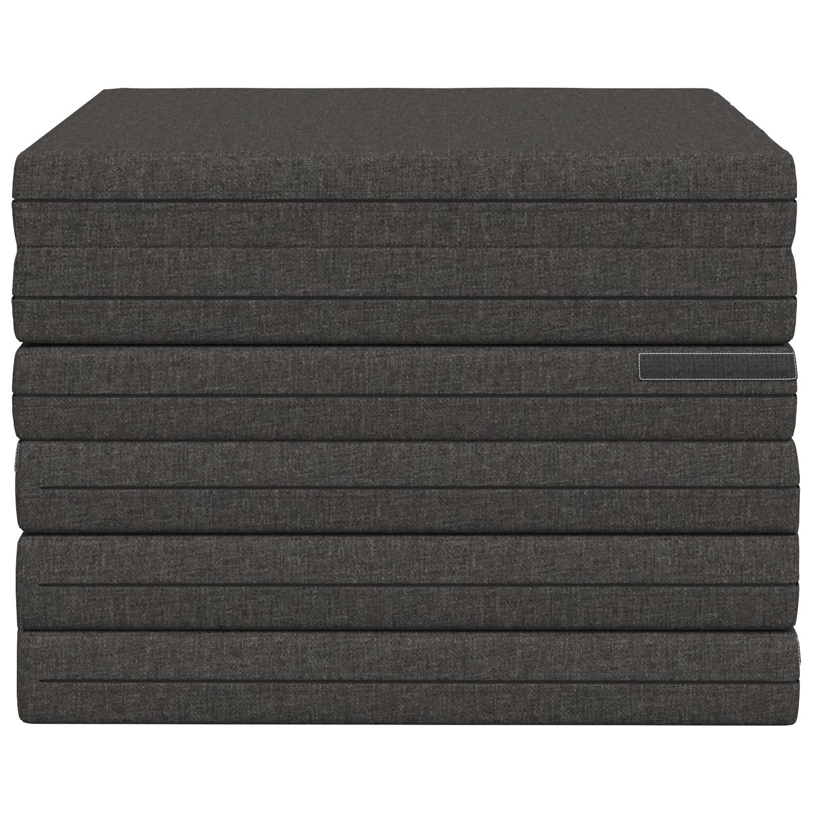 Klappsofa Bett 140 x 67 x 45 cm Dunkelgrau