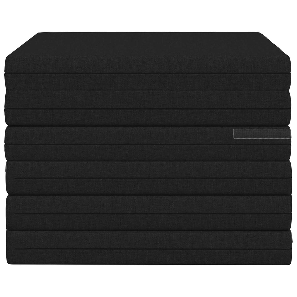Klappsofa Bett 140 x 67 x 45 cm Schwarz