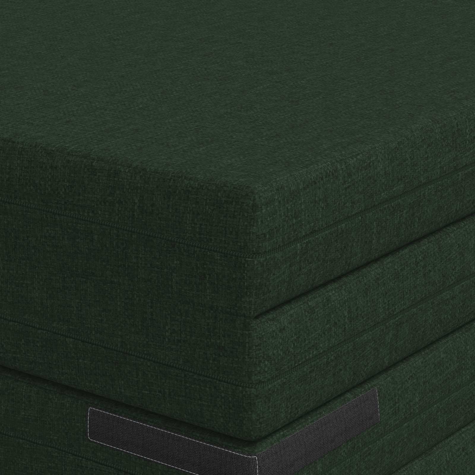 Klappsofa Bett 140 x 67 x 45 cm Dunkelgrün