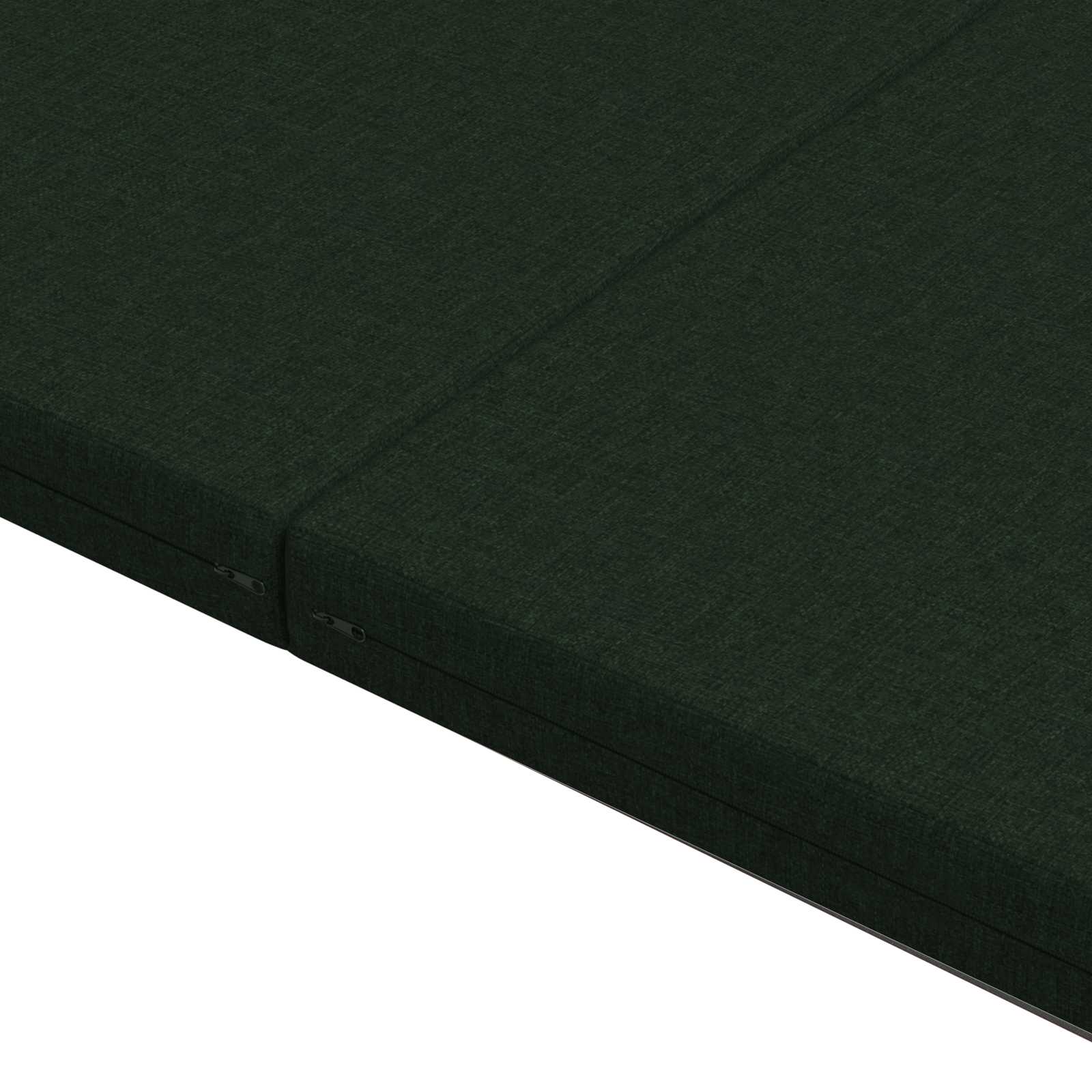 Klappsofa Bett 140 x 67 x 45 cm Dunkelgrün