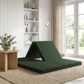 Klappsofa Bett 140 x 67 x 45 cm Dunkelgrün