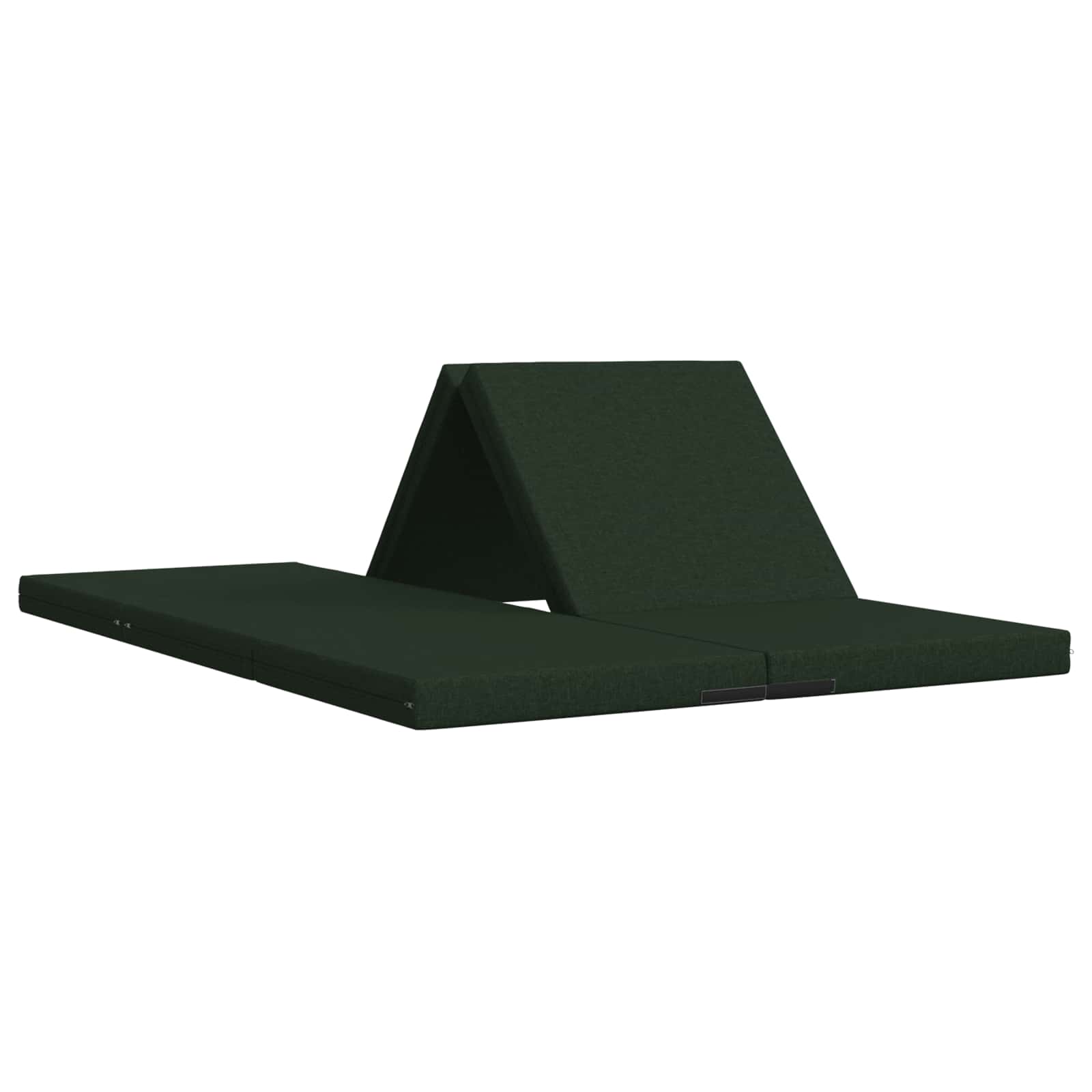 Klappsofa Bett 140 x 67 x 45 cm Dunkelgrün