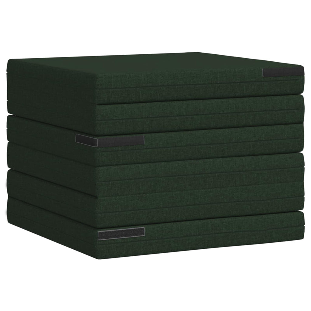 Klappsofa Bett 140 x 67 x 45 cm Dunkelgrün