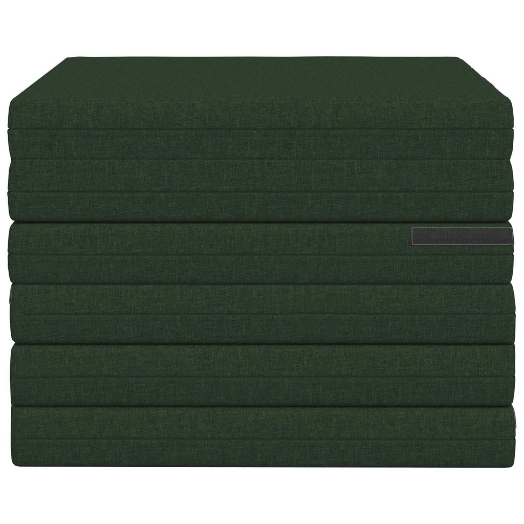 Klappsofa Bett 140 x 67 x 45 cm Dunkelgrün