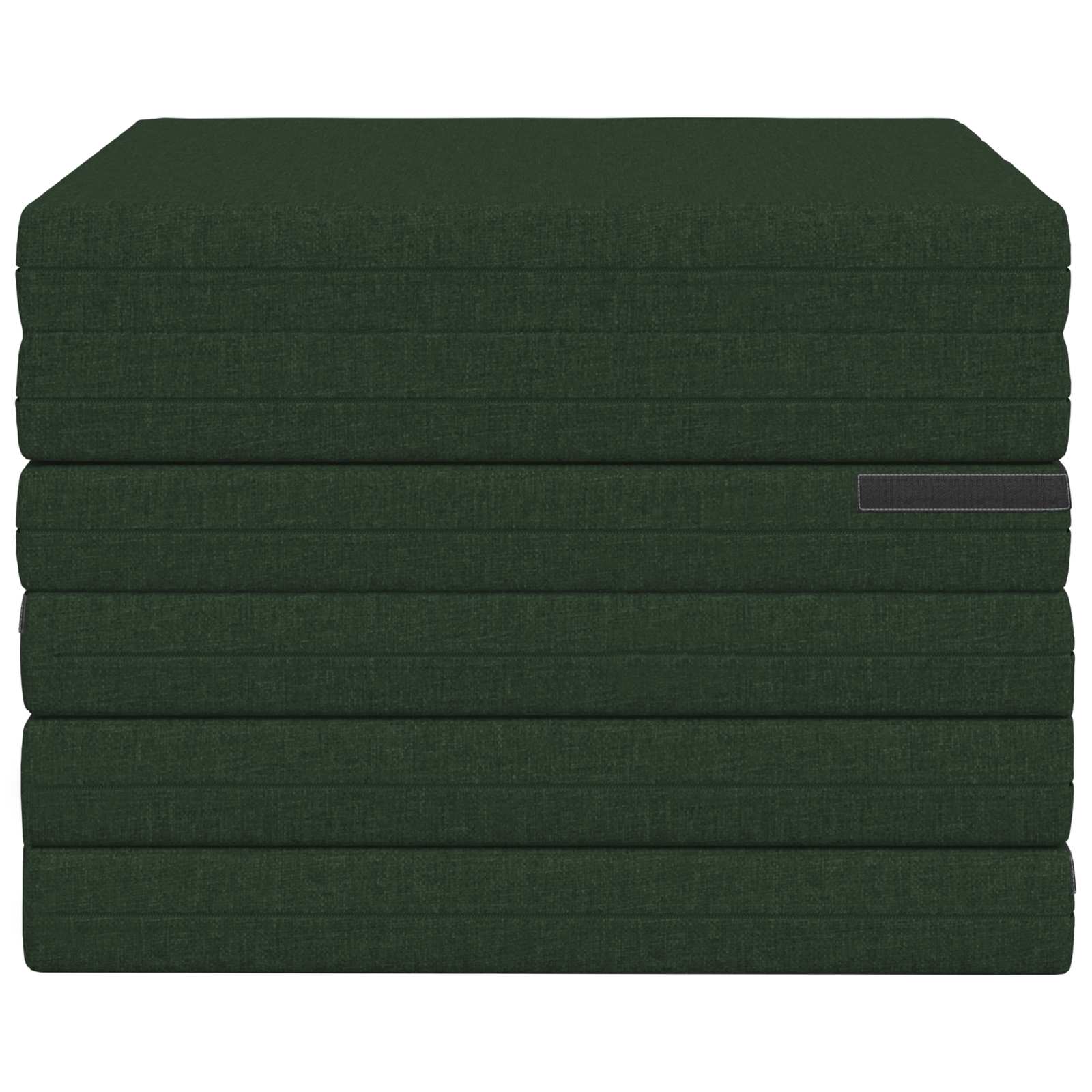 Klappsofa Bett 140 x 67 x 45 cm Dunkelgrün