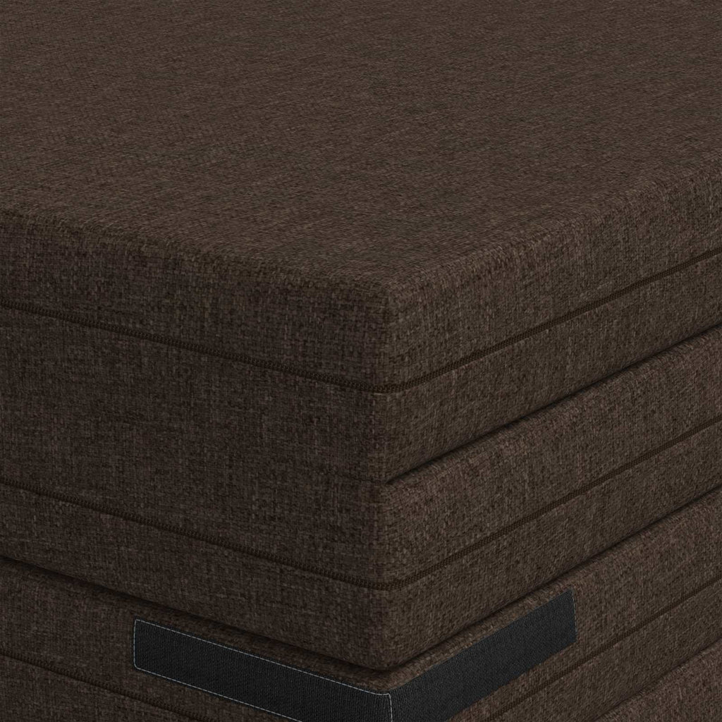 Klappsofa Bett 140 x 67 x 45 cm Taupe