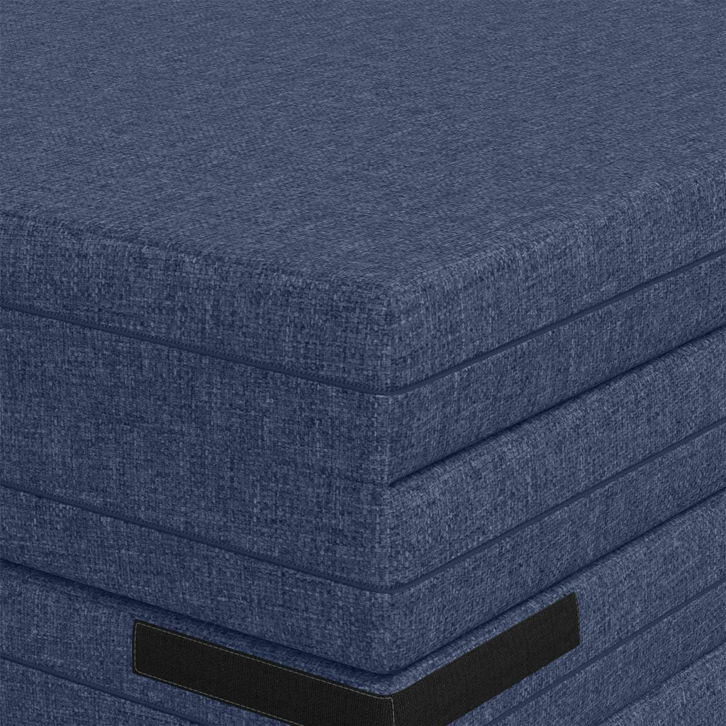 Klappsofa Bett 140 x 67 x 45 cm Blau