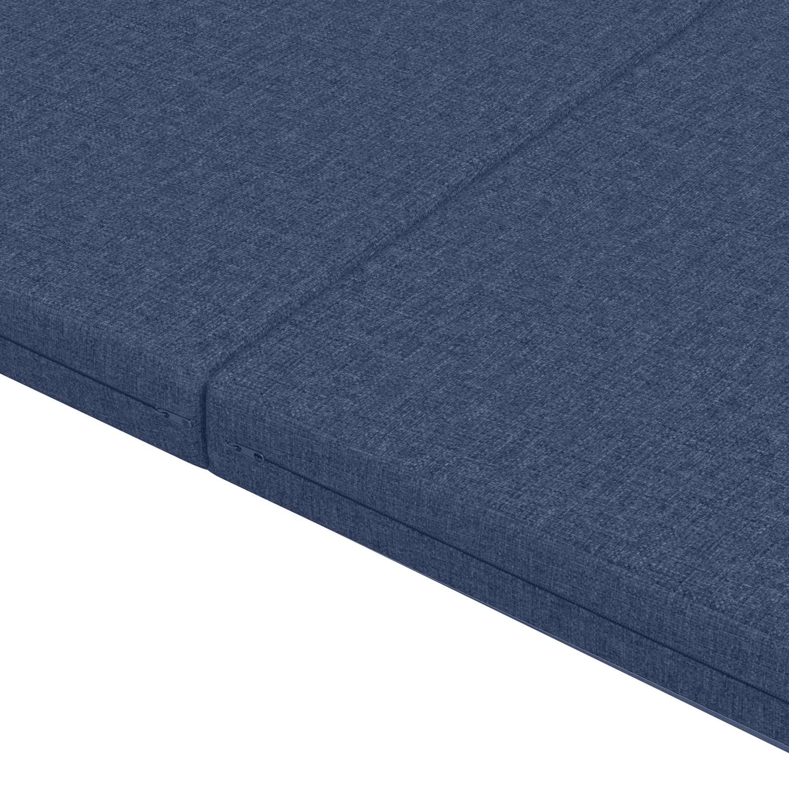 Klappsofa Bett 140 x 67 x 45 cm Blau