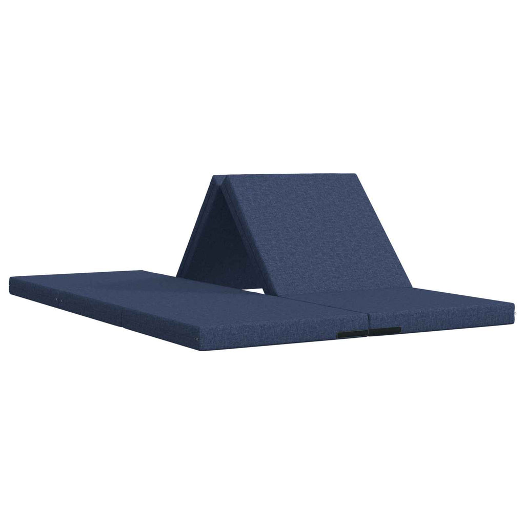 Klappsofa Bett 140 x 67 x 45 cm Blau