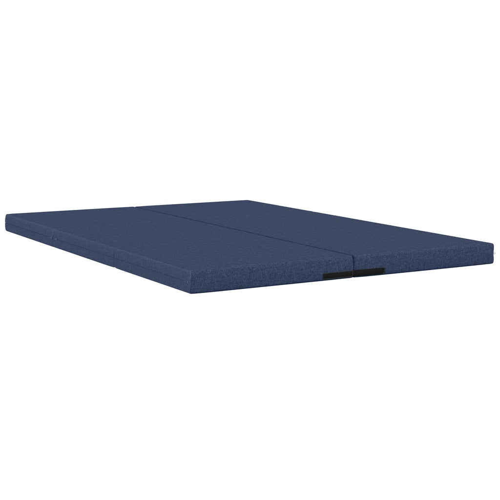 Klappsofa Bett 140 x 67 x 45 cm Blau