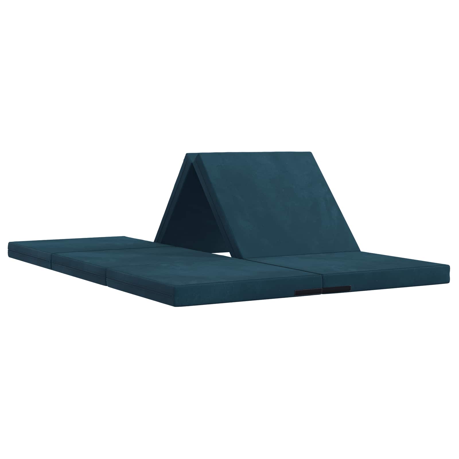 Klappsofa Bett 140 x 67 x 45 cm Blau