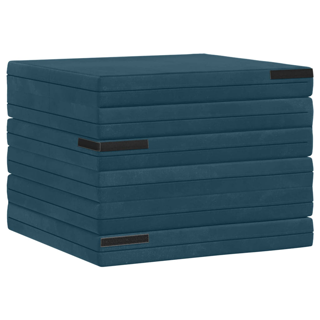 Klappsofa Bett 140 x 67 x 45 cm Blau