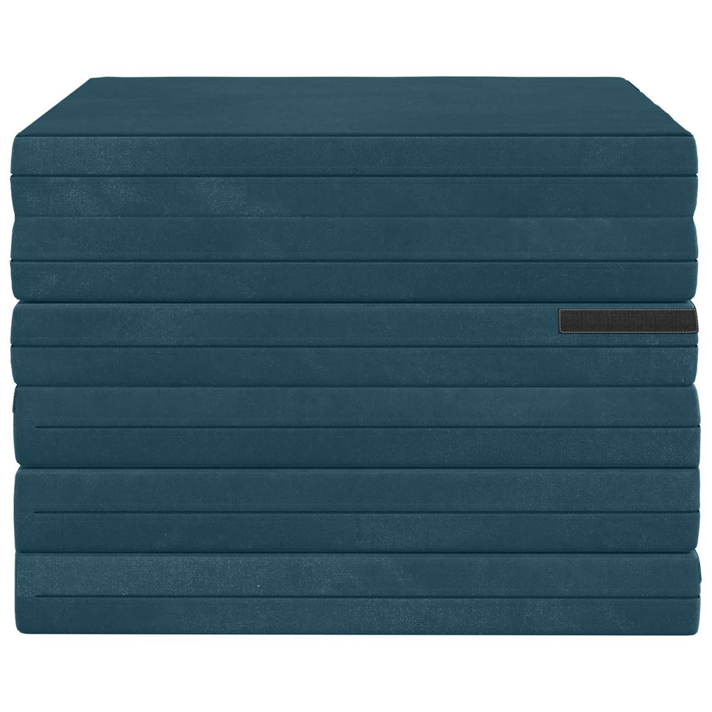 Klappsofa Bett 140 x 67 x 45 cm Blau