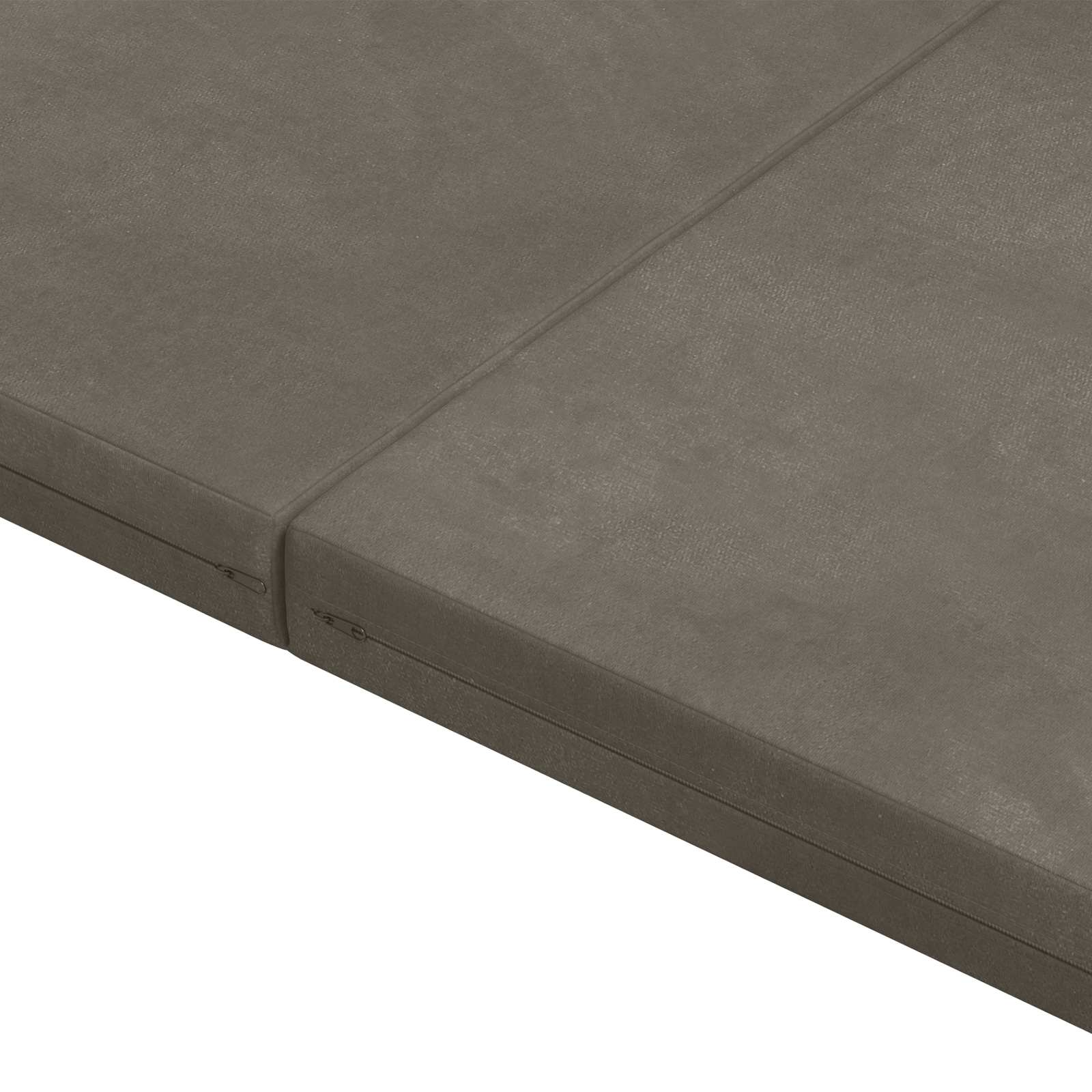 Klappsofa Bett 140 x 67 x 45 cm Hellgrau