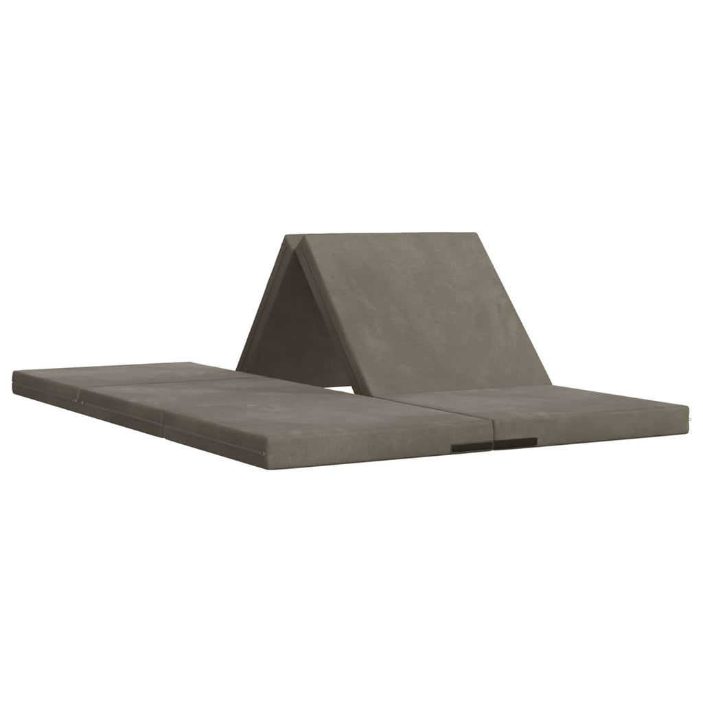 Klappsofa Bett 140 x 67 x 45 cm Hellgrau