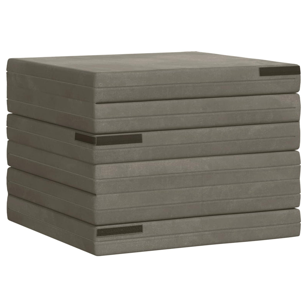 Klappsofa Bett 140 x 67 x 45 cm Hellgrau